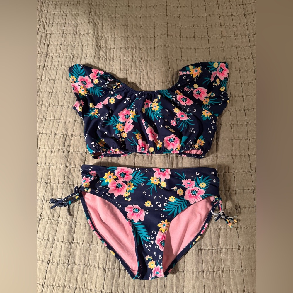 SO girls floral bikini